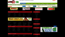 What Livetv.pk website looked like in 2019 (5 years ago)