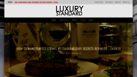 What Luxurystndrd.com website looked like in 2019 (5 years ago)