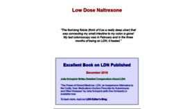 What Lowdosenaltrexone.org website looked like in 2019 (5 years ago)