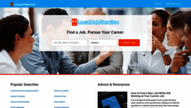 What Localjobservice.com website looked like in 2019 (5 years ago)