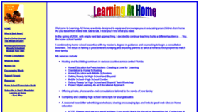 What Learningathome.org website looked like in 2019 (5 years ago)