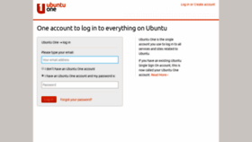 What Login.ubuntu.com website looked like in 2019 (5 years ago)
