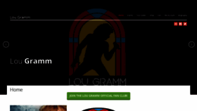 What Lou-gramm.com website looked like in 2019 (5 years ago)