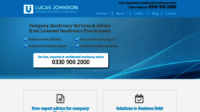 What Lucasjohnson.co.uk website looked like in 2019 (5 years ago)