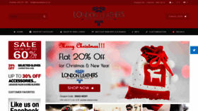 What Londonleathers.com website looked like in 2019 (5 years ago)