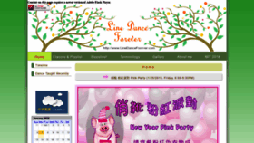 What Linedanceforever.com website looked like in 2019 (5 years ago)