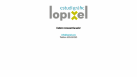 What Lopixel.com website looked like in 2019 (5 years ago)