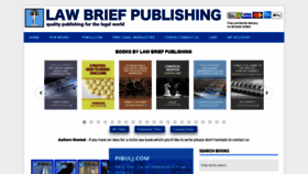 What Lawbriefpublishing.com website looked like in 2019 (5 years ago)