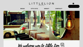 What Littlelionsalon.com website looked like in 2019 (5 years ago)