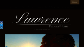 What Lawrencefuneralhome.org website looked like in 2019 (5 years ago)