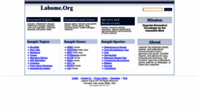 What Labome.org website looked like in 2019 (5 years ago)