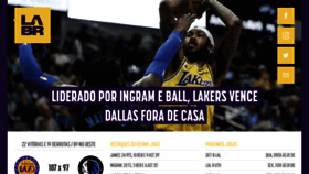 What Lakersbrasil.com website looked like in 2019 (5 years ago)