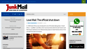 What Lovemail.co.za website looked like in 2019 (5 years ago)