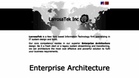 What Larrosatek.com website looked like in 2019 (7 years ago)