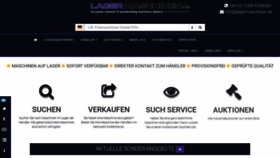 What Lagermaschinen.de website looked like in 2019 (5 years ago)
