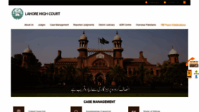 What Lhc.gov.pk website looked like in 2019 (5 years ago)