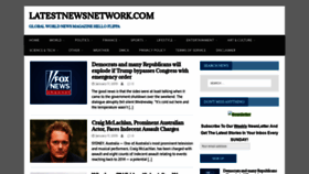 What Latestnewsnetwork.com website looked like in 2019 (5 years ago)