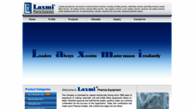 What Laxmipharmaequipments.com website looked like in 2019 (5 years ago)