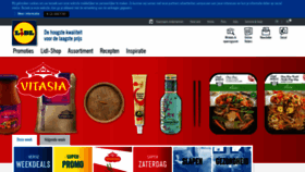 What Lidl.be website looked like in 2019 (5 years ago)