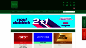What Loterija.si website looked like in 2019 (5 years ago)