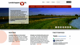 What Landschappen.nl website looked like in 2019 (5 years ago)