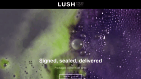 What Lush.com website looked like in 2019 (5 years ago)