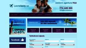 What Levnelasty.cz website looked like in 2019 (5 years ago)