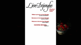 What Lievedejonghe.be website looked like in 2019 (5 years ago)