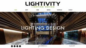 What Lightivity.co.uk website looked like in 2019 (5 years ago)