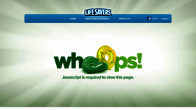 What Life-savers.com website looked like in 2019 (5 years ago)