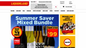 What Liquorland.com.au website looked like in 2019 (5 years ago)