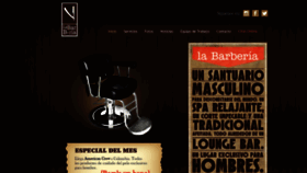 What Labarberia.com website looked like in 2019 (5 years ago)