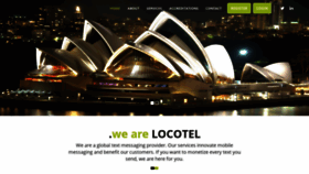 What Locosms.com website looked like in 2019 (5 years ago)