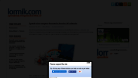 What Lormik.com website looked like in 2019 (5 years ago)