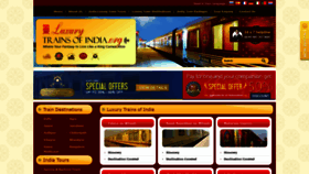 What Luxurytrainsindia.org website looked like in 2019 (5 years ago)