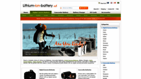 What Lithium-ion-battery.net website looked like in 2019 (5 years ago)