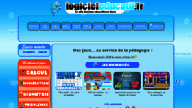 What Logicieleducatif.fr website looked like in 2019 (5 years ago)