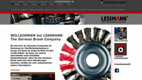 What Lessmann.com website looked like in 2019 (5 years ago)