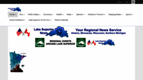 What Lakesuperiornews.com website looked like in 2019 (5 years ago)