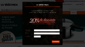 What Lavasconia.com website looked like in 2019 (5 years ago)
