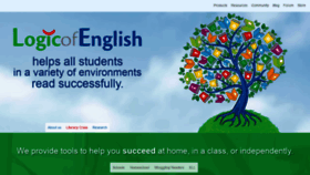 What Logicofenglish.com website looked like in 2019 (5 years ago)
