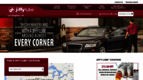 What La.jiffylube.com website looked like in 2019 (5 years ago)