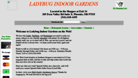 What Ladybugindoorgardens.com website looked like in 2019 (5 years ago)