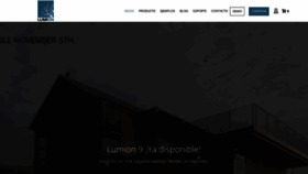 What Lumion.es website looked like in 2019 (5 years ago)