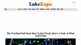 What Lakeexpo.com website looked like in 2019 (5 years ago)