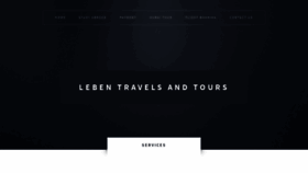What Lebentravels.com website looked like in 2019 (5 years ago)