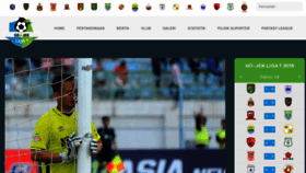 What Liga-indonesia.id website looked like in 2019 (5 years ago)