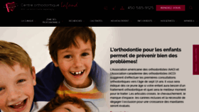 What Lafondorthodontie.com website looked like in 2019 (5 years ago)