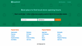 What Localmint.com website looked like in 2019 (5 years ago)