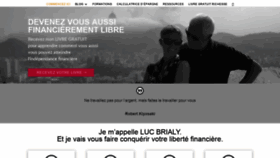 What Lucbrialy.com website looked like in 2019 (6 years ago)